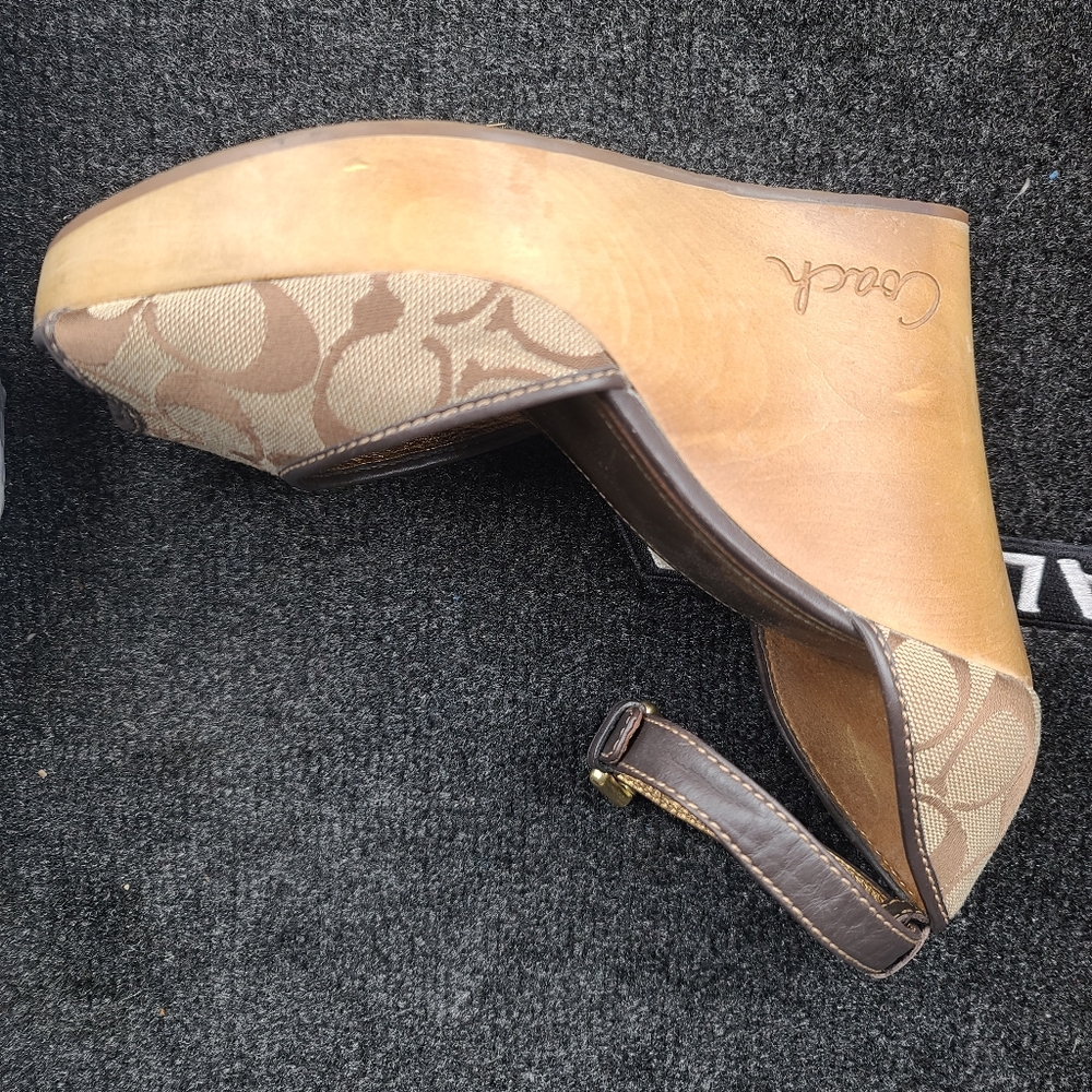 Coach wedge sandal
